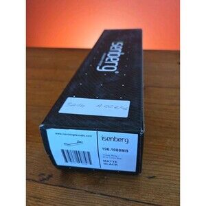 Isenberg 10" On Center mini Towel Bar/ Ring 196.1008MB Matte Black Open Box New